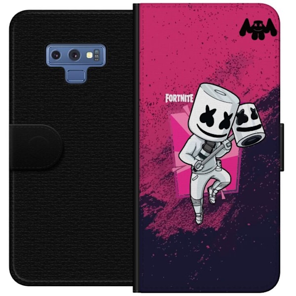 Samsung Galaxy Note9 Tegnebogsetui Marshmello Fortnite Skin Em