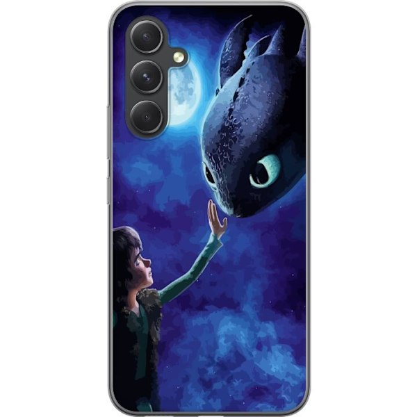 Samsung Galaxy S24+ Genomskinligt Skal Draktränaren How to Train Your Dragon