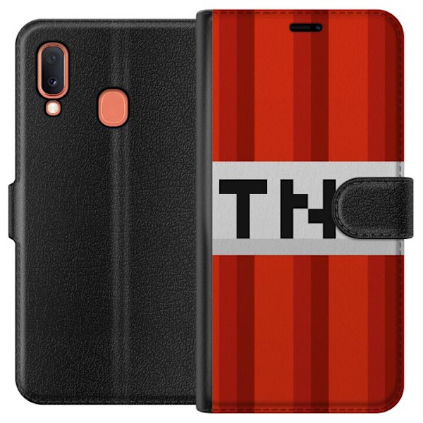 Samsung Galaxy A20e Tegnebogsetui Minecraft TNT