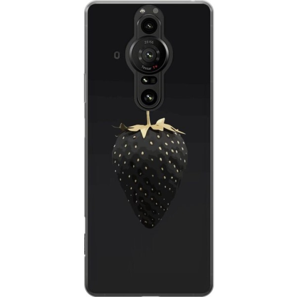 Sony Xperia Pro-I Gennemsigtig cover Luksus Jordbær