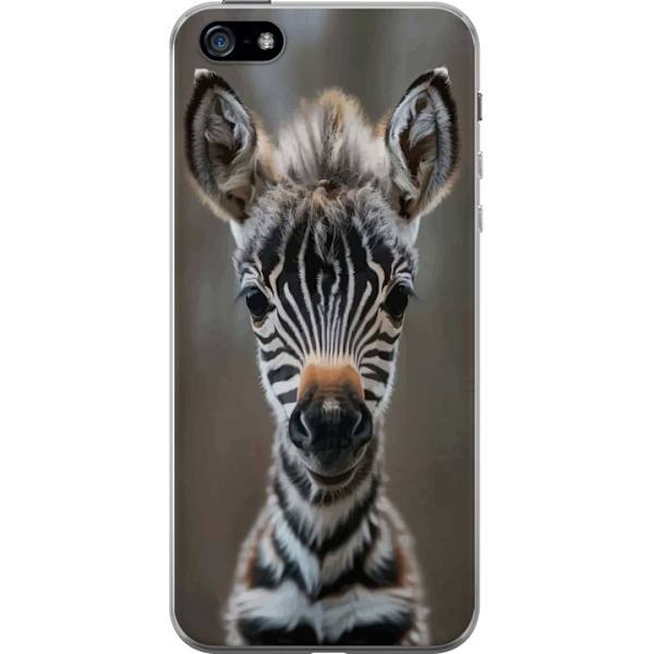 Apple iPhone 5 Gennemsigtig cover Giraf Dyretema Afrika Natur Grafisk Motiv Savanne Vilde Dyr Populær Vægkunst Eksotisk Tema