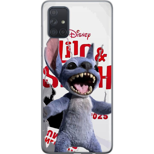 Samsung Galaxy A71 Genomskinligt Skal Stitch