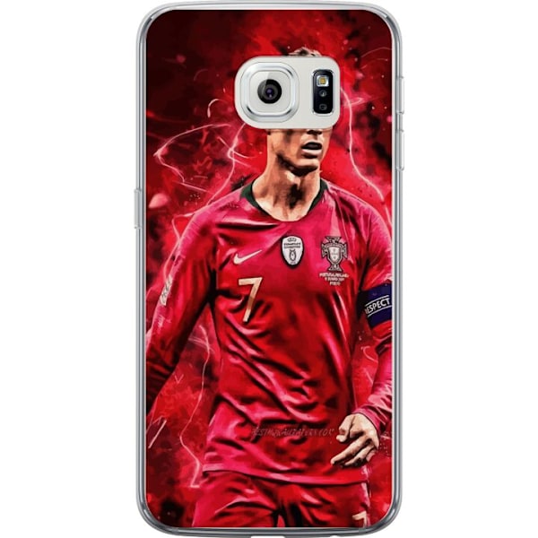 Samsung Galaxy S6 edge Genomskinligt Skal Ronaldo Skills – CR7 Design för Äkta Supporters