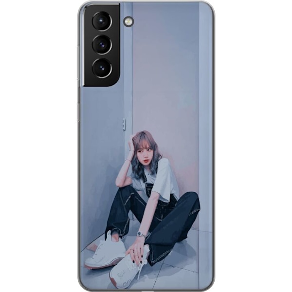 Samsung Galaxy S21+ 5G Genomskinligt Skal Lisa from Blackpink – K-pop Style Icon