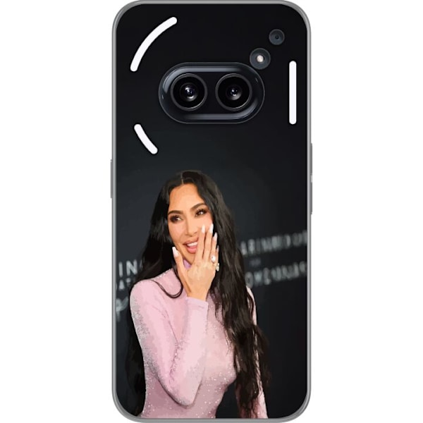 Nothing Phone (2a) Plus Läpinäkyvä kuori Kim Kardashian –