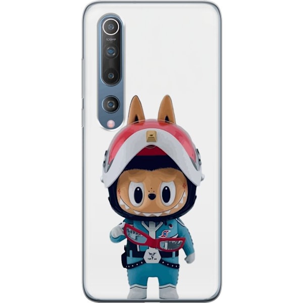 Xiaomi Mi 10 5G Läpinäkyvä kuori How2work Labubu hirviöt x Ultraman Blue -hahmo