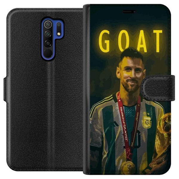 Xiaomi Redmi 9 Lommeboketui Geit Messi