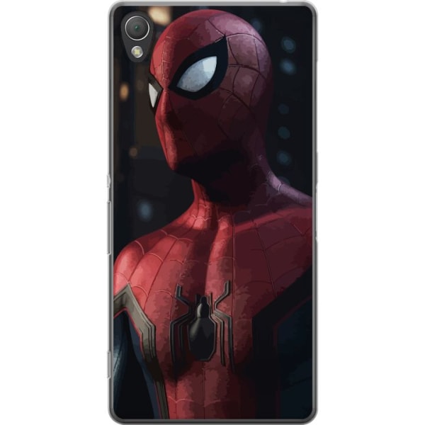 Sony Xperia Z3 Gennemsigtig cover Spiderman