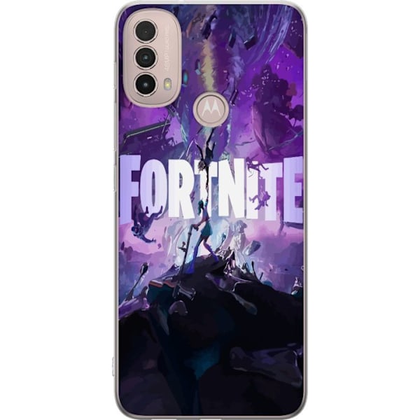 Motorola Moto E40 Gjennomsiktig deksel Fortnite