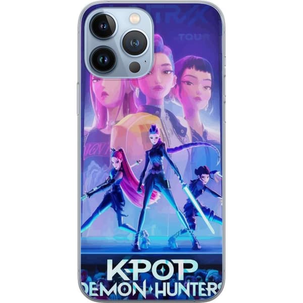 Kompatibelt Mobildeksel til Apple iPhone 13 Pro Max Trendy KPop Demon Hunters dukkefigur