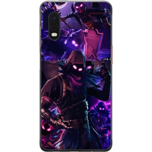 Samsung Galaxy Xcover Pro Gennemsigtig cover Fortnite - Raven