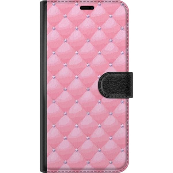 Kompatibelt Plånboksfodral till Apple iPhone 15 Pink Luxury