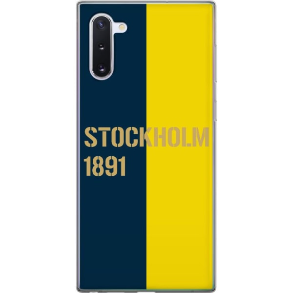 Samsung Galaxy Note10 Genomskinligt Skal Stockholm 1891