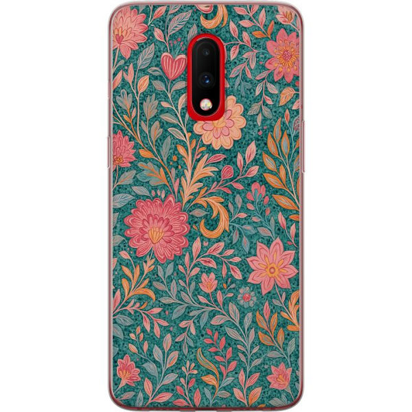 OnePlus 7 Gennemsigtig cover Floral Dream