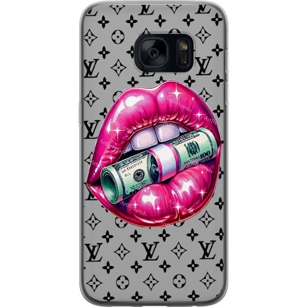 Samsung Galaxy S7 Gennemsigtig cover LV Money Lip