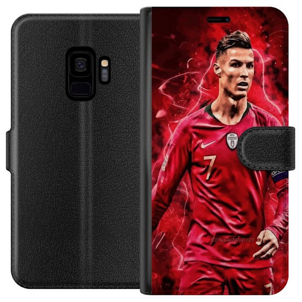 Samsung Galaxy S9 Plånboksfodral Ronaldo Skills – CR7 Design för Äkta Supporters