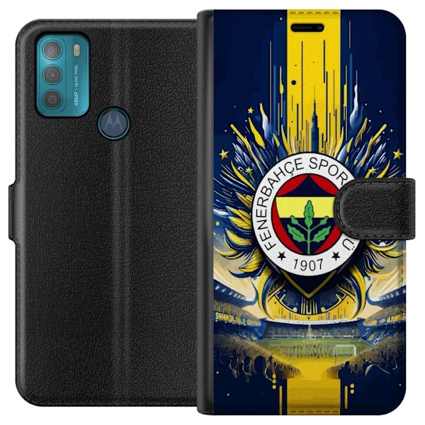 Motorola Moto G50 Lompakkokotelo Fenerbahçe SK