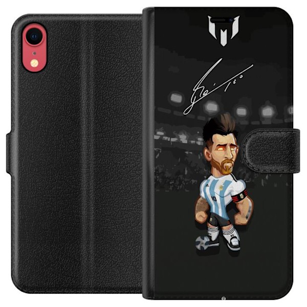 Apple iPhone XR Lommeboketui Messi