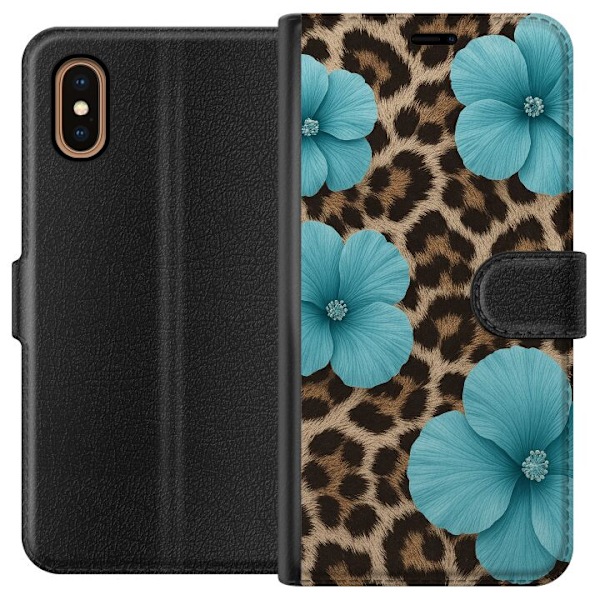 Apple iPhone XS Max Lompakkokotelo Blossom Beast