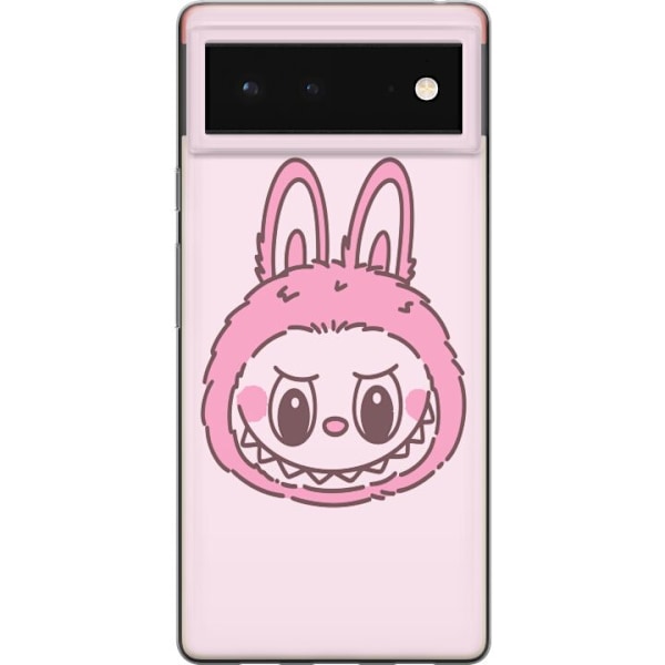 Google Pixel 6 Genomskinligt Skal Labubu Zodiac Bunny Edition