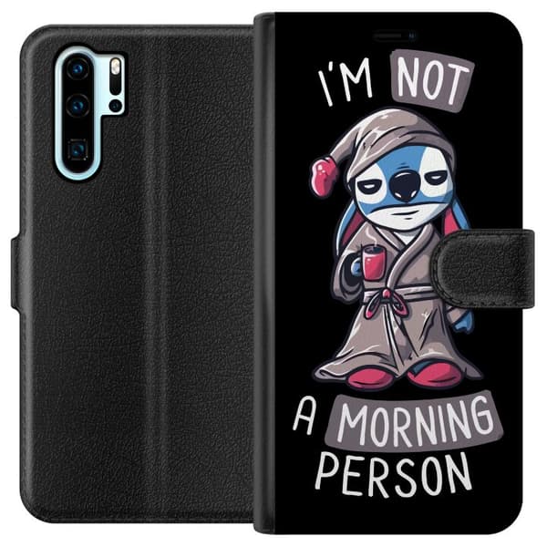 Kompatibelt Lommeboketui til Huawei P30 Pro Sy Tekst