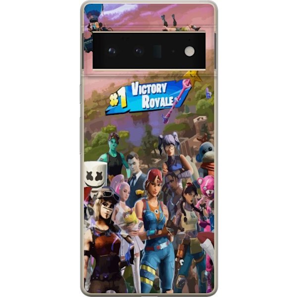 Google Pixel 6 Pro Gjennomsiktig deksel Fortnite