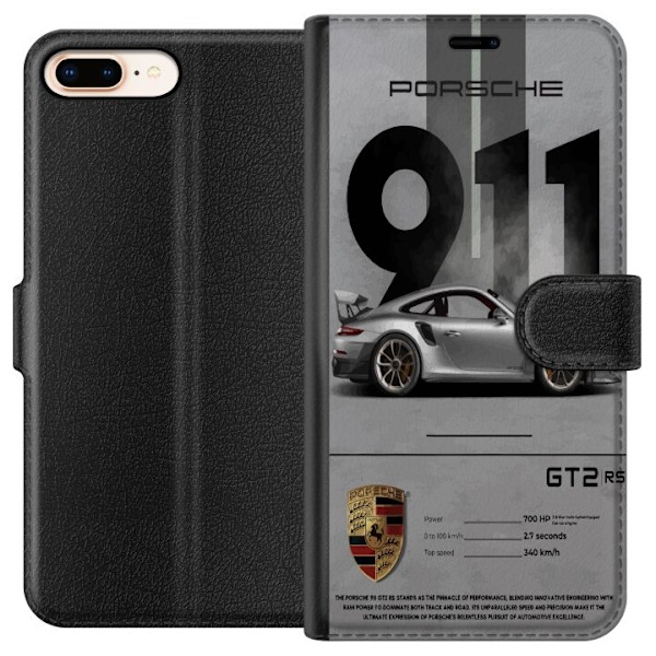 Apple iPhone 7 Plus Lompakkokotelo Porsche 911