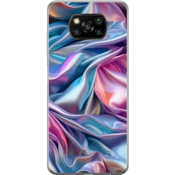 Xiaomi Poco X3 NFC Gennemsigtig cover Skinnende silke