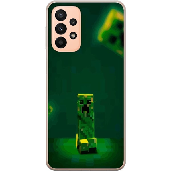 Samsung Galaxy A23 5G Gennemsigtig cover Minecraft