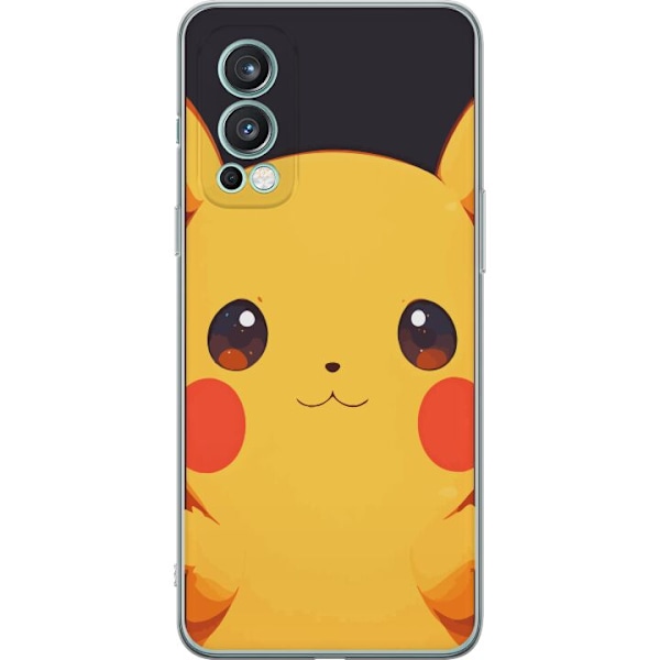 OnePlus Nord 2 5G Gennemsigtig cover Pikachu