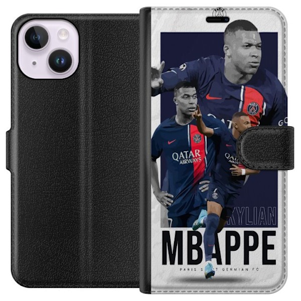 Apple iPhone 14 Tegnebogsetui Kylian Mbappé