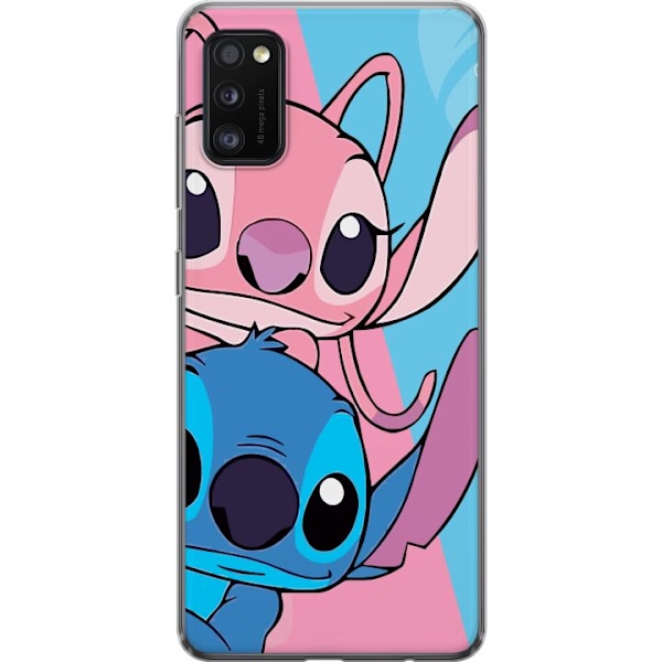 Samsung Galaxy A41 Genomskinligt Skal Stitch & Angel