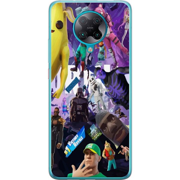 Xiaomi Poco F2 Pro Läpinäkyvä kuori Fortnite