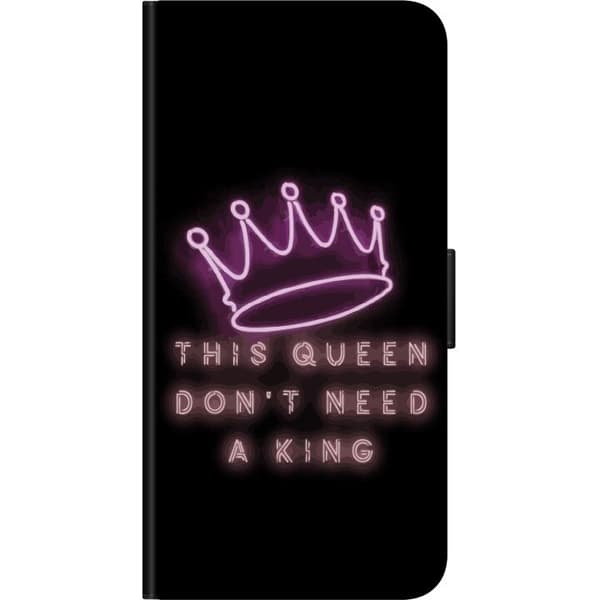 Kompatibelt Plånboksfodral till OnePlus 9 Pro This Queen Don’t Need a King Feminist