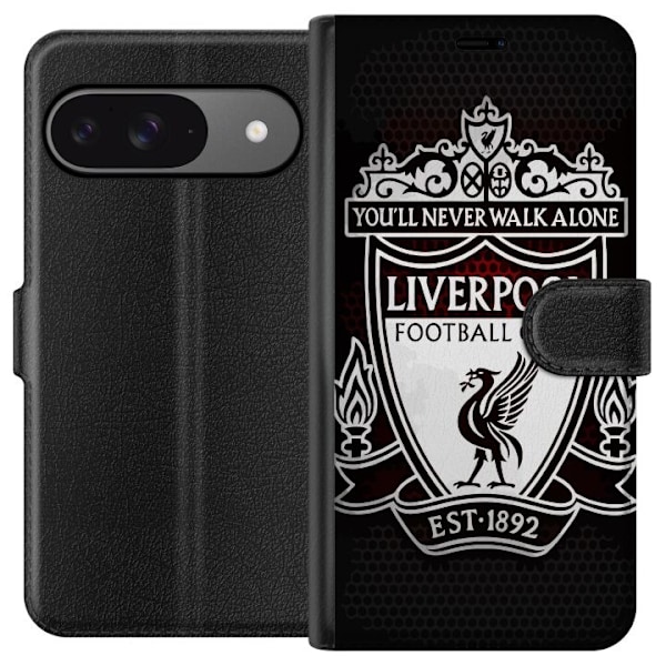 Google Pixel 9 Pro Tegnebogsetui Liverpool L.F.C.