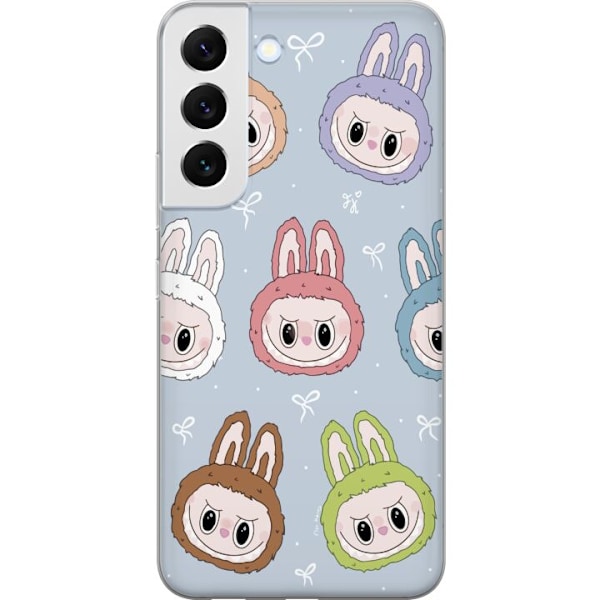 Samsung Galaxy S22+ 5G Gennemsigtig cover Pastel Labubu