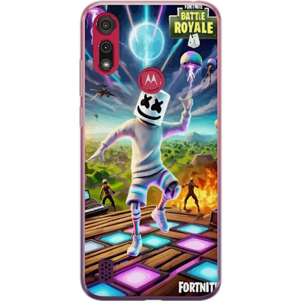 Motorola Moto E6s (2020) Gjennomsiktig deksel Fortnite