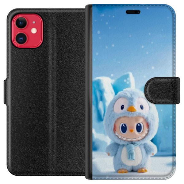 Apple iPhone 11 Tegnebogsetui sort ridder fortnite