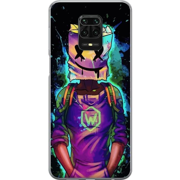 Kompatibel Mobilcover til Xiaomi Redmi Note 9S Fortnite Marshmello