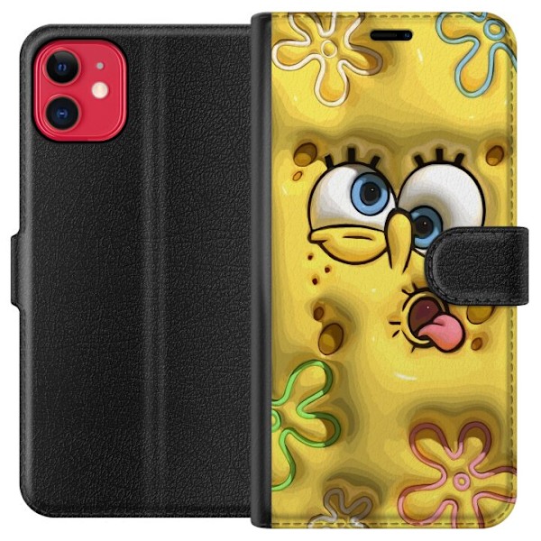Apple iPhone 11 Tegnebogsetui SvampBob