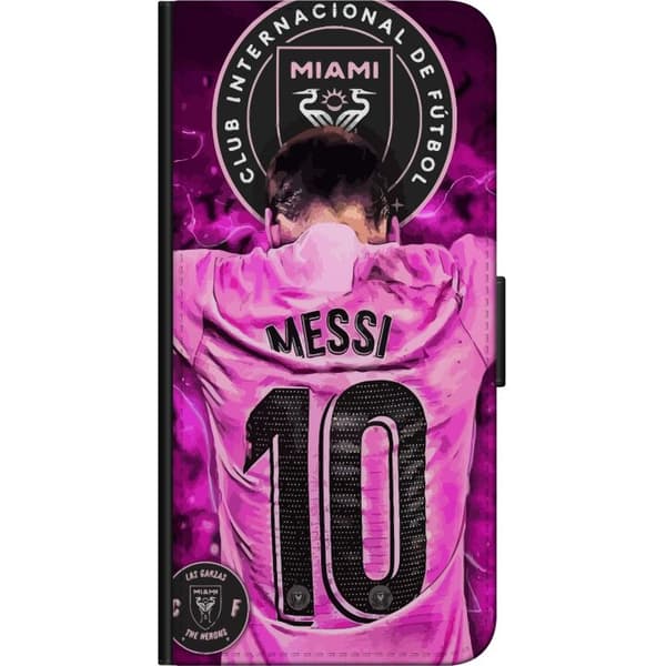 Kompatibelt Plånboksfodral till OnePlus 9 Pro Lionel Messi (Inter Miami CF)