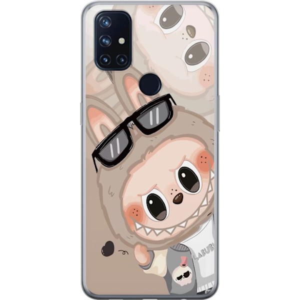 OnePlus Nord N10 5G Gjennomsiktig deksel Labubu Rainbow Chaos