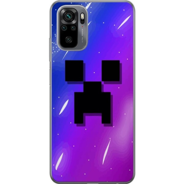 Xiaomi Redmi Note 10 Genomskinligt Skal Minecraft