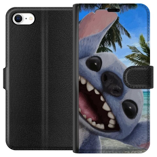 Apple iPhone 6 Plånboksfodral Stitch mobilskal med Palmer i söt vänskapsdesign