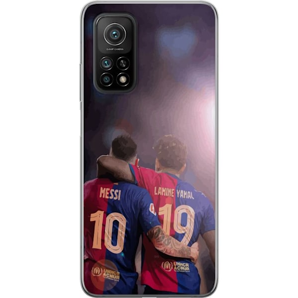 Xiaomi Mi 10T Pro 5G Läpinäkyvä kuori Lamine Yamal VS Messi