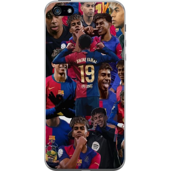 Apple iPhone 5 Läpinäkyvä kuori Lamine Yamal mobiilikotelo jalkapallofaneille