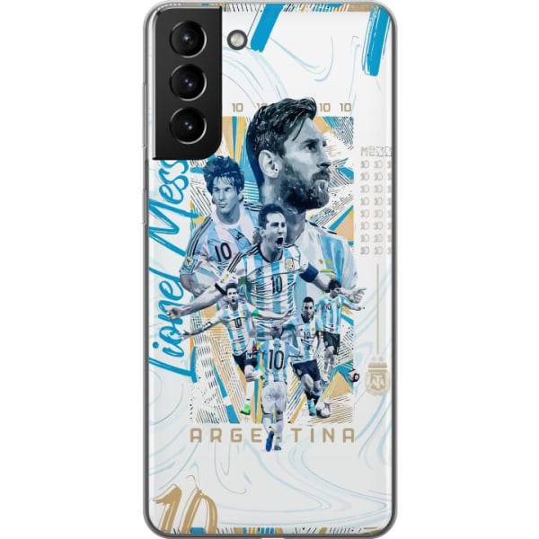 Samsung Galaxy S21+ 5G Gennemsigtig cover Lionel Messi