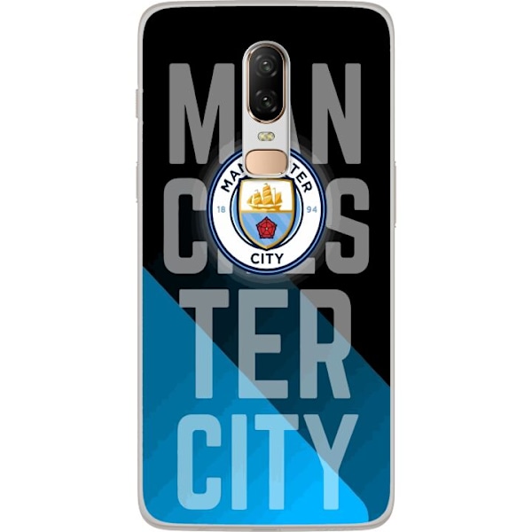 OnePlus 6 Gennemsigtig cover Manchester City