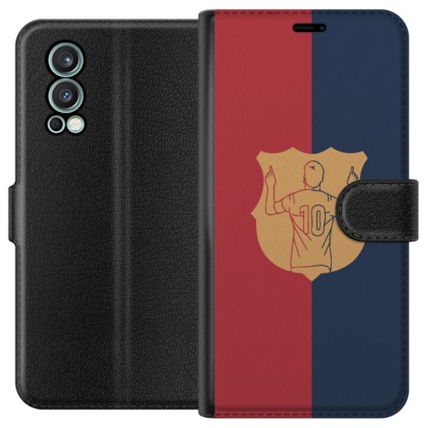 OnePlus Nord 2 5G Plånboksfodral FC Barcelona