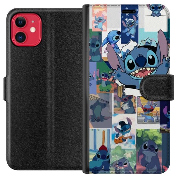 Kompatibel Tegnebogsetui til Apple iPhone 11 Stitch